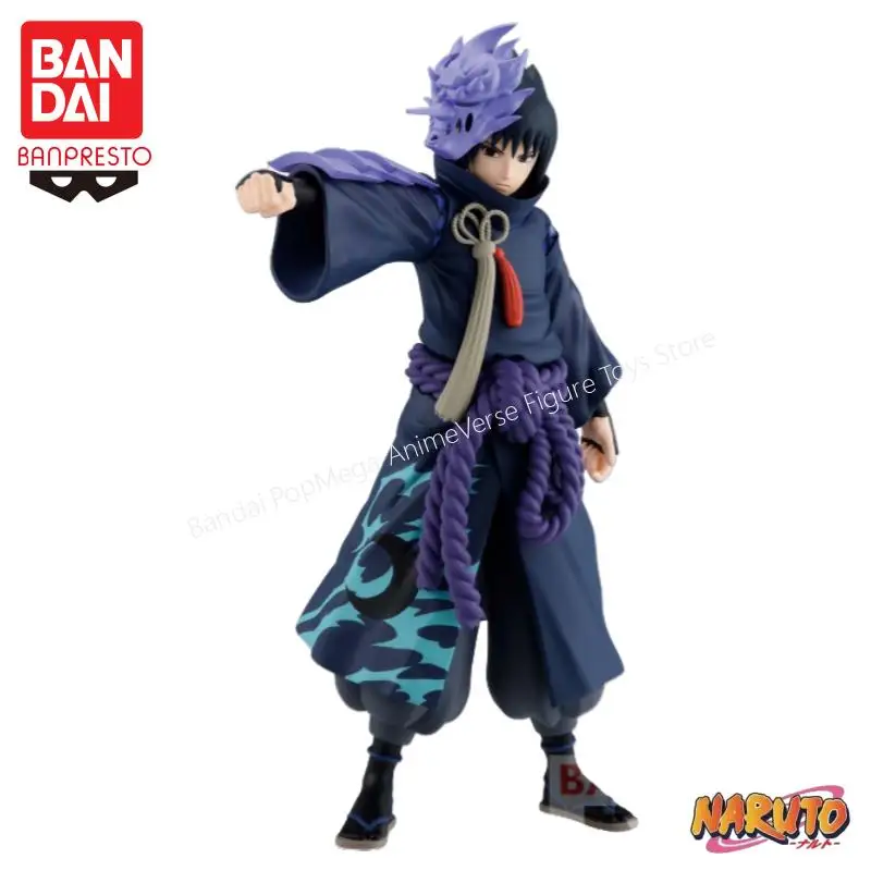 En Stock Bandai Banpresto Naruto 20 aniversario de la televisión Anime Sasuke modelo muñeca nueva figura de acción en caja
