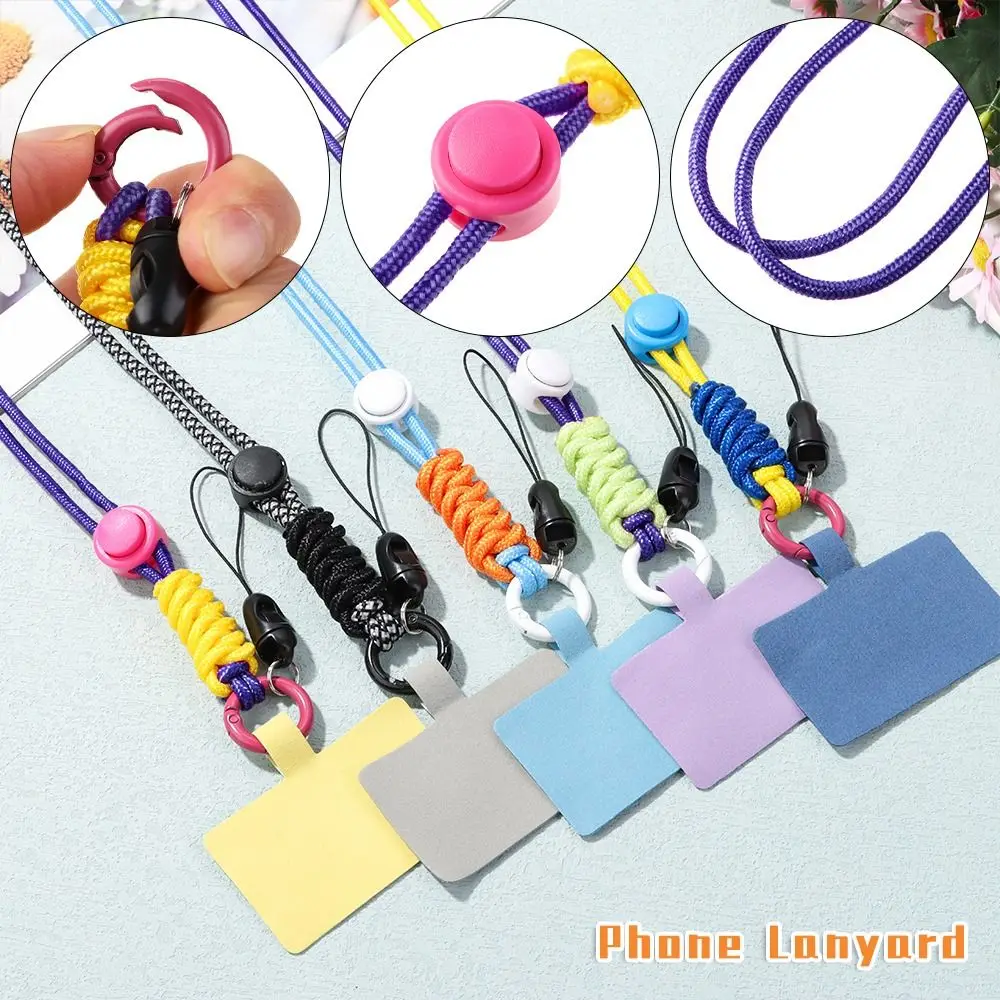 

Universal Phone Lanyard Adjustable Detachable Hanging Neck Cord Lanyard Strap Phone Safety Tether
