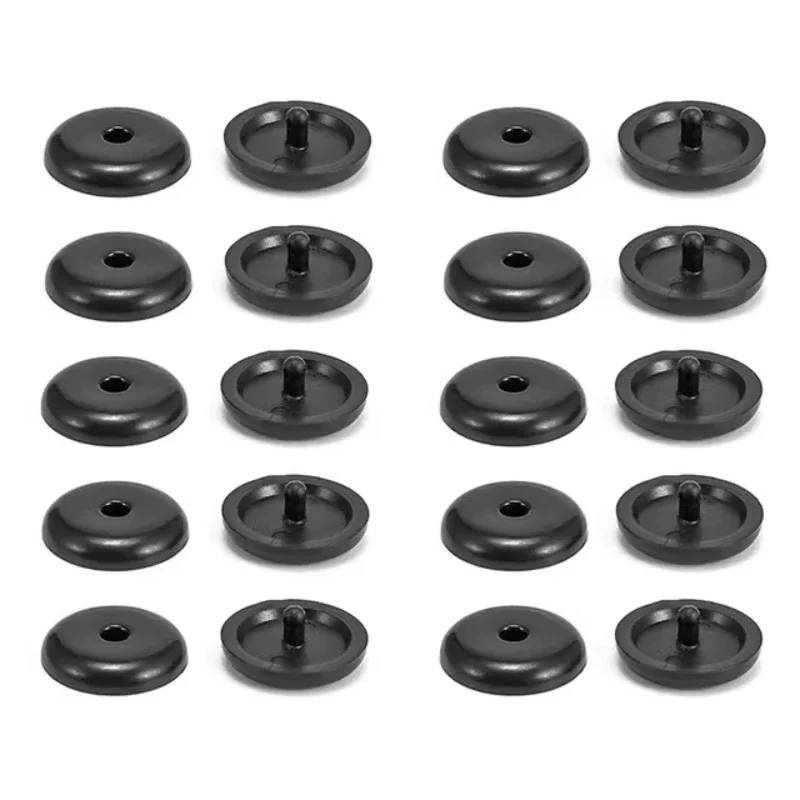 Car Safety Seatbelt Stopper Buckle Auto Seat Belt Spacing Limit Stop Plastic Anti-slip Button Retainer Rivet Stud Clips 10PCS