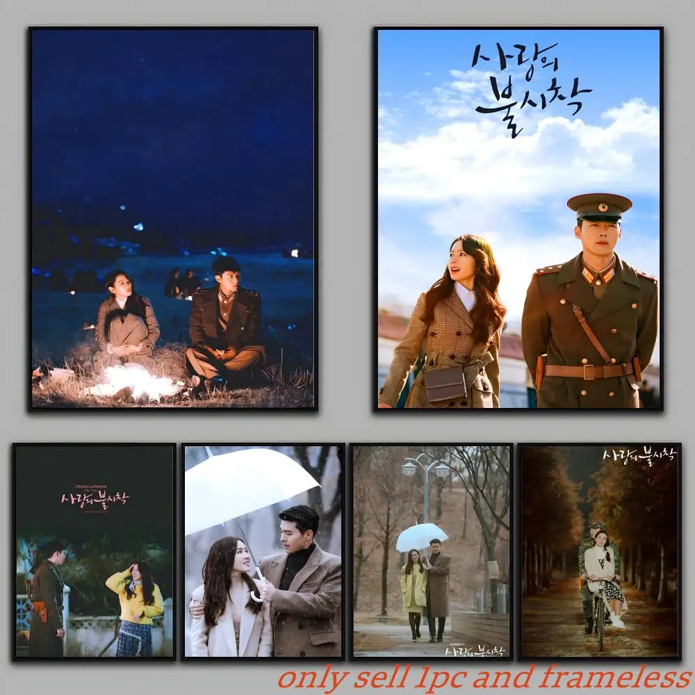 Love Drama TV C-Crash Landing on You Poster Art with prints Home bedroom living room decoration gift