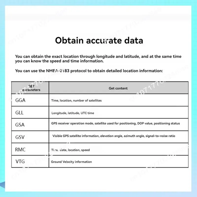 A17Z AD56UB9 GPS Module For Beidou+GPS Four-Mode Positioning Module Built-In Electronic Compass For FPV Flight Control