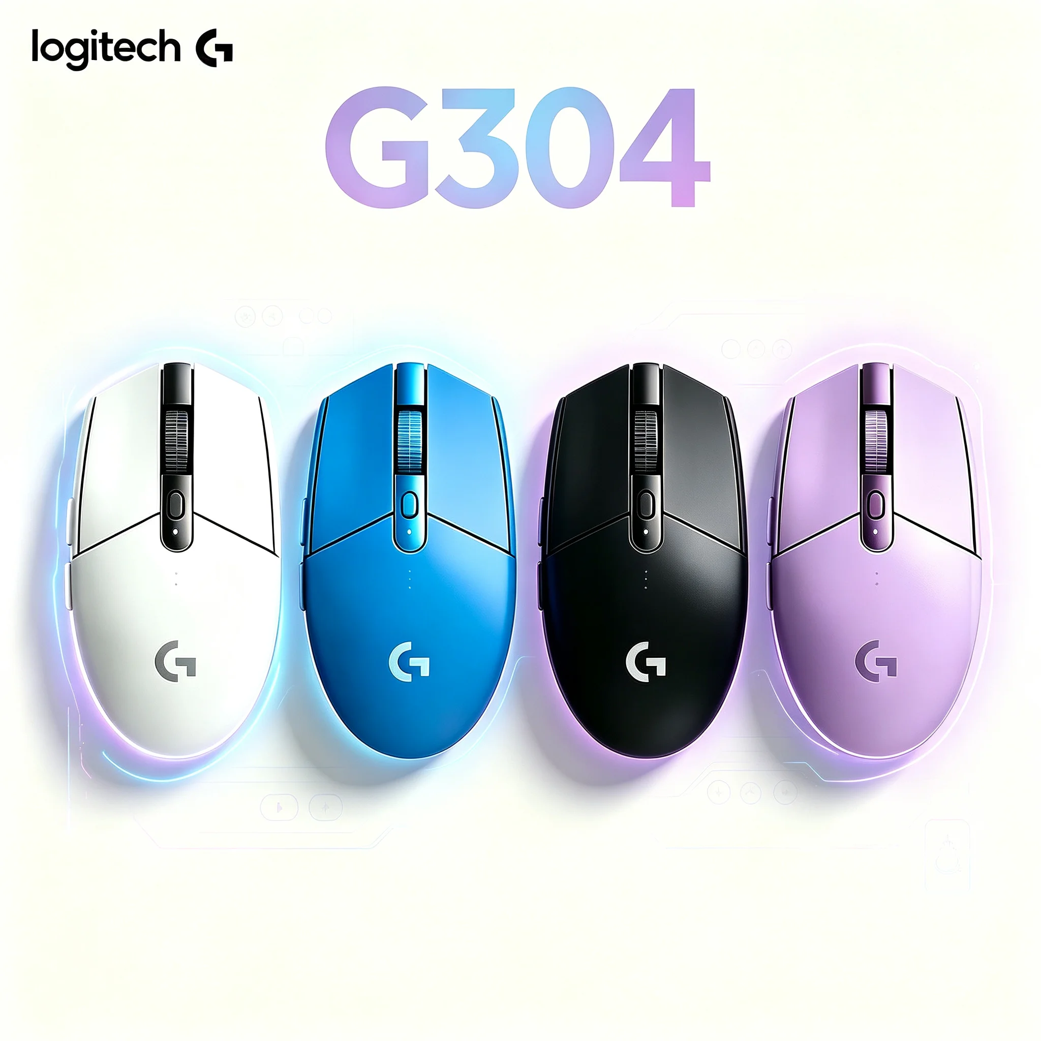Logitech G304 Wireless Gaming Mouse Great For Shooting Game CS2 PUBG Valorant LOL MOBA Game