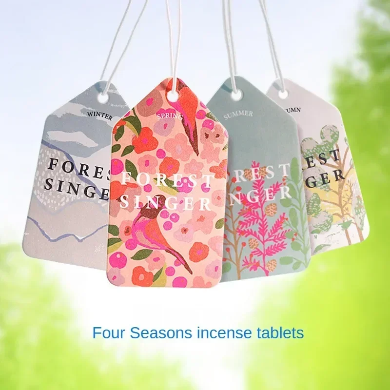 1/3PC Four Seasons Car Perfume Fragrance Pendant Lasting Air Freshener Fragrance Car Interior Accessories Car Freshener Diffuser