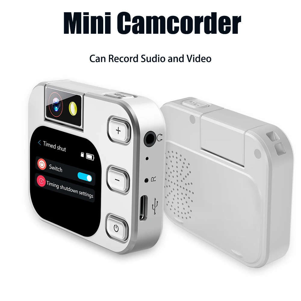 Vandlion X19 Mini Camera 2.01 inch Touch Screen Blue Tooth 1080P Video Recorder Take Photos FM Radio E-book Reading Music Player