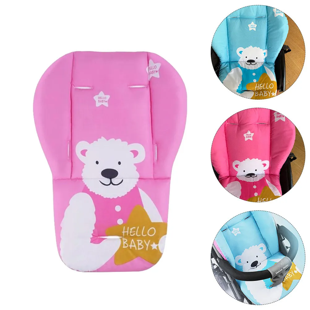

Baby Stroller Cushion Cotton Pad Liner for Dining Chair Safety Seat Warm Outdoor Travel Camping Adorable Pattern Gift
