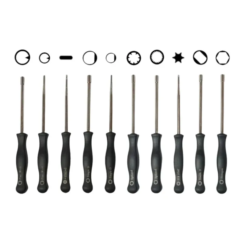 Carburetor Adjustment Tools 10pcs for Chainsaw Trimmer Multi Head Tune up Screwdriver Set Motorcycle Repair Accessories