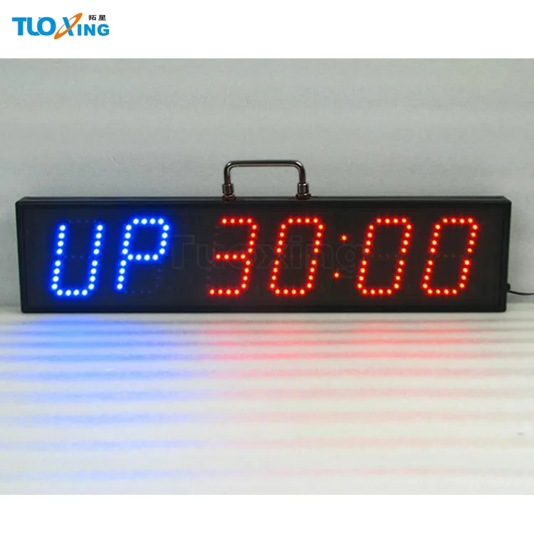 [Promotion] 6 digit 4 inch LED interval timer, crossfit timer, tabata timer table timer with handle for sale