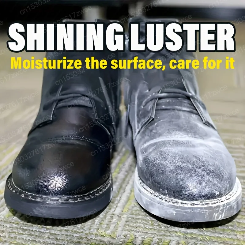 Shoe Bags Restorer Back to Gloss Long-Lasting Coating Furniture Renovator Leather Shoes Plastic Polish Cleaning Product Wax
