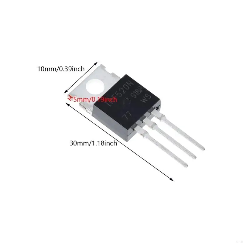 A2UD 10PCS N-Channel Power MOSFET Transistor 33AMP 100V MOSFET Transistors IRF540N для усилителей мощности к 220 Transistor