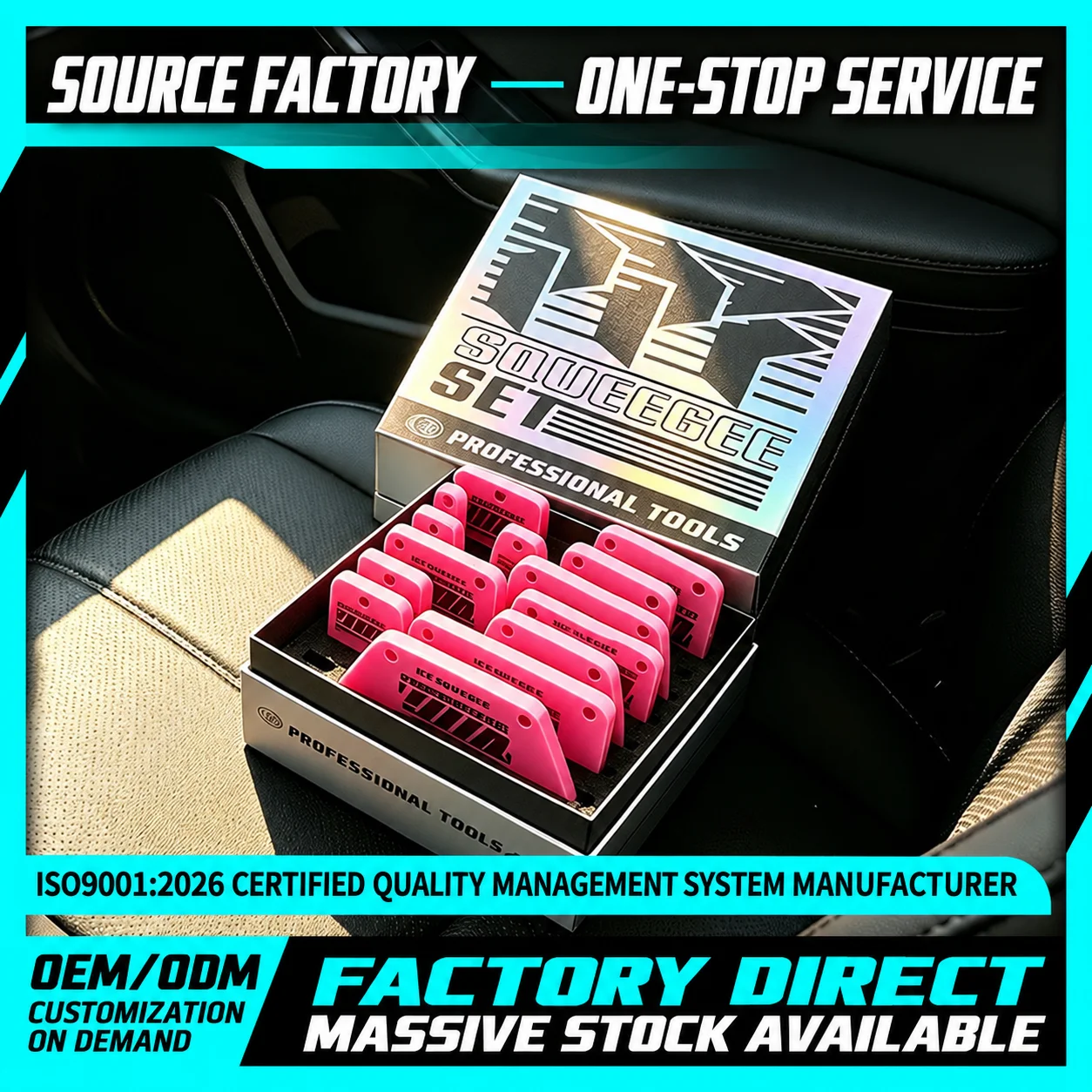 14-Piece Set Car Film Application Tools Invisible Paint Protection Film Scratch Board PPF Car Wrap Scraper Kit for Auto Detailin