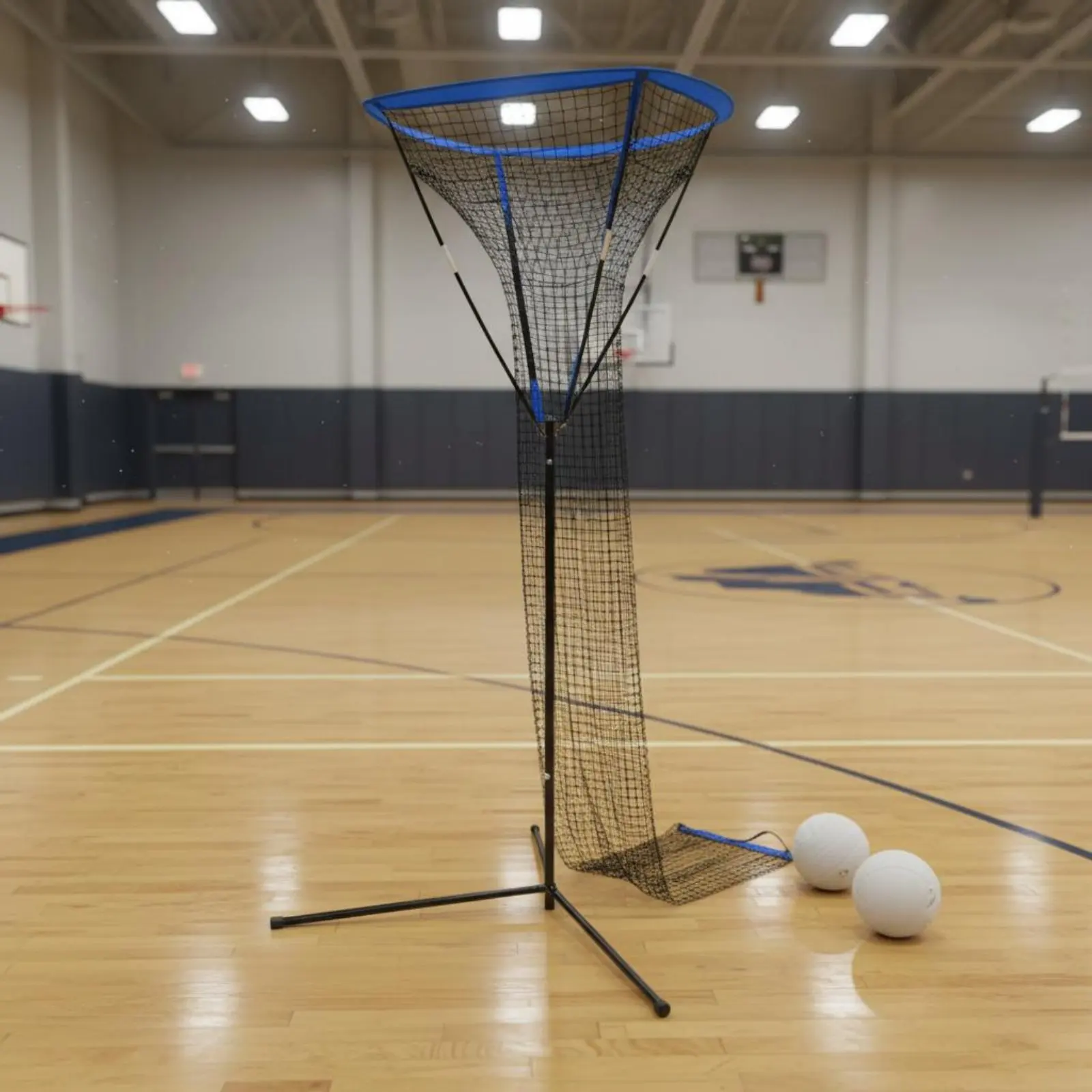 

Beach Volleyball Training Net Easy Storage Portable Volleyball Practice Net Sports Equipment Non-Slip Base Heavy Duty