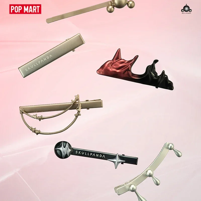 

POP MART SKULLPANDA Звуковая серия Шпилька Комбинированный зажим Декоративная загадочная коробка по периметру Подлинная слепая коробка Сумка для игрушек Guess