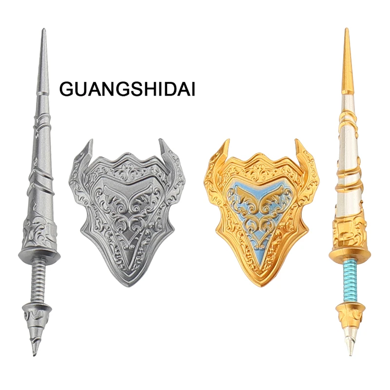 Middle aged weapon accessories shields spears  axes assembly scenes building blocks toy accessories for children gifts FCB55 -56