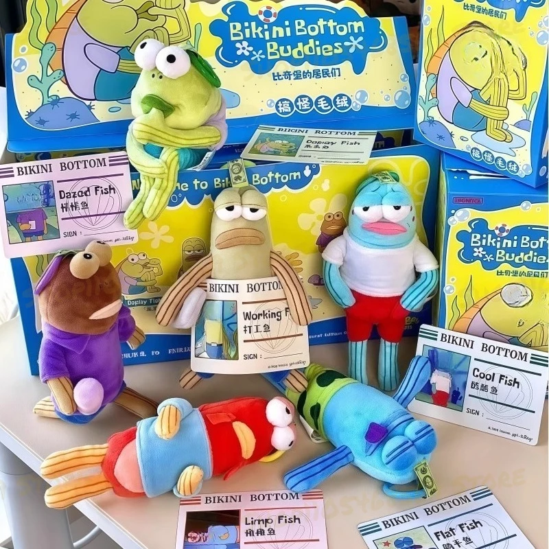 

Ocean Figure Bag Decor Pendant Dolls Trendy Keychain Fish Plus Cartoon Ornaments Mystery Gifts
