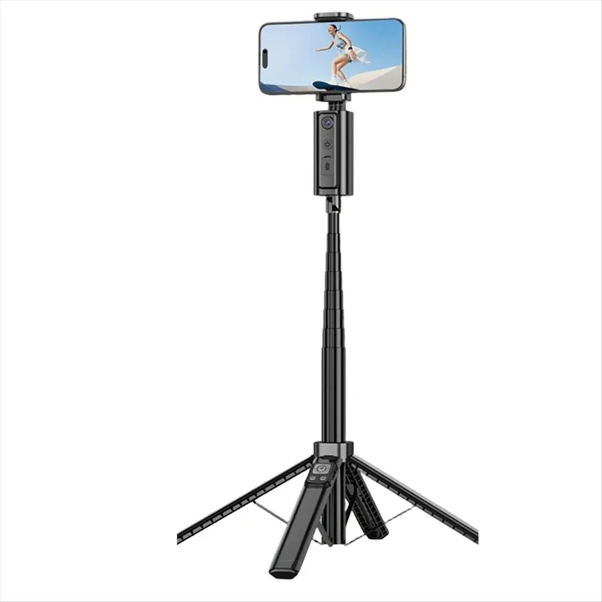 SPECIAL OFFER Smartphone AI Follow Up Face Tracking 360 Rotating Tripod Travel Portable Selfie Stick Vlog Anti Shake Tripod