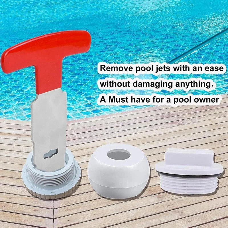 ABNO-2Pcs Pool Plug Removal Tool Pool Drain Plug Removal Tool Pool SPA Removal Tool