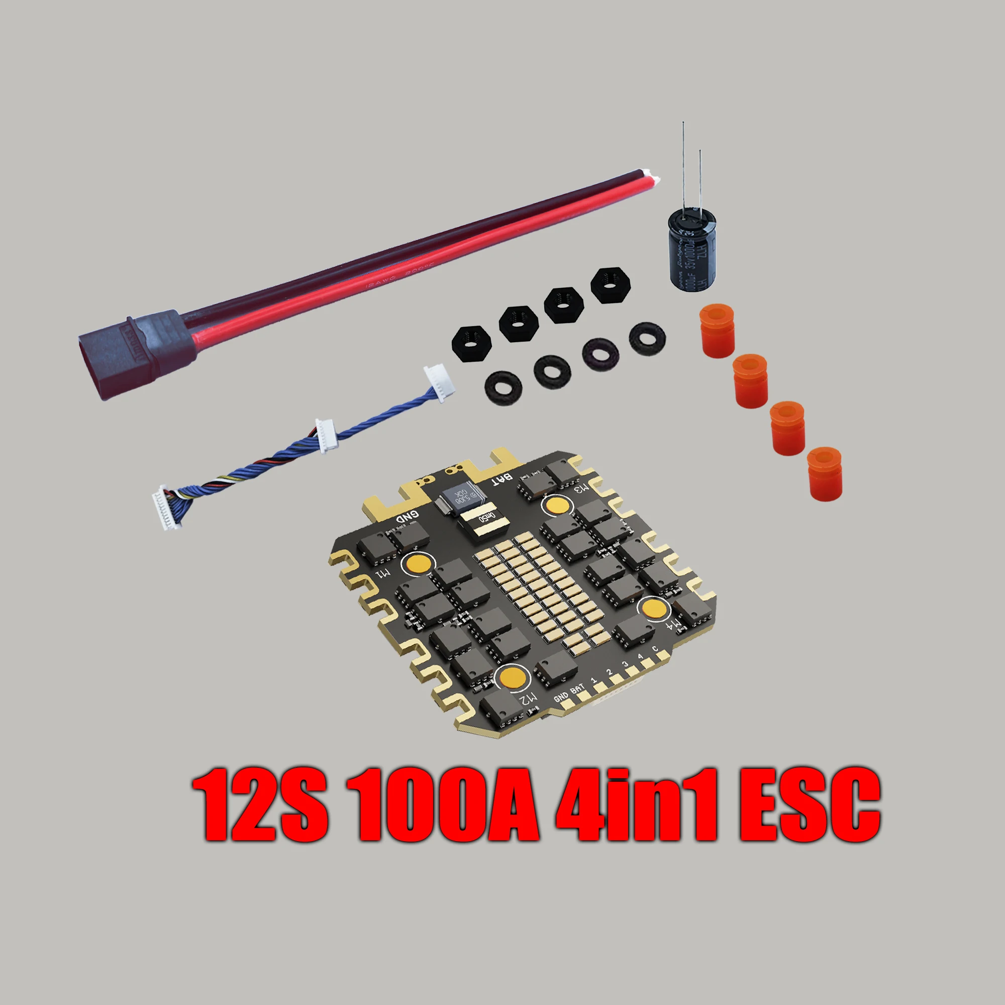 F405 V4 120A Stack ICM42688P F405 Vluchtcontroller BLHELI_S 120A 4in1 ESC 30,5X30,5mm 3-8S voor FPV Freestyle Drones Onderdelen - afbeelding 1