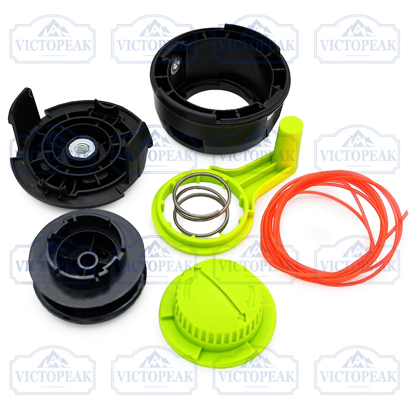 M10*1.25mm Grass Trimmer Head with Winding Handle Easy to Wind Line Brush Cutter Head Garden Tool Parts Replacement Accessories view 4