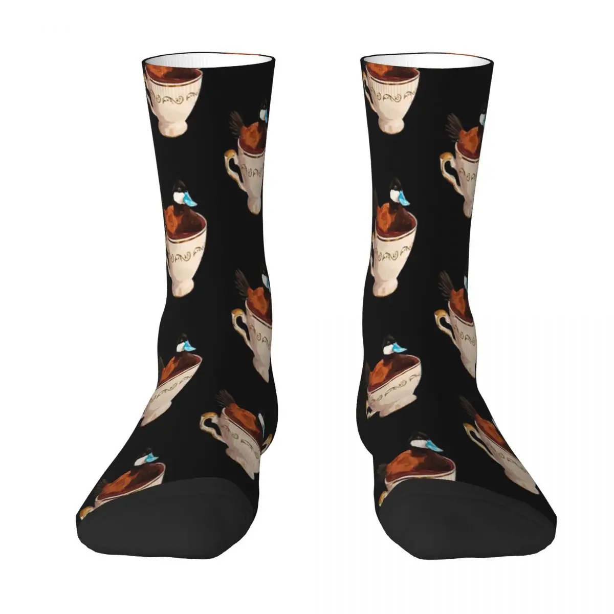 

Ruddy Duck Tea Socks Fashion Trends Unisex Stockings 3D Printing Gifts Breathable Socks