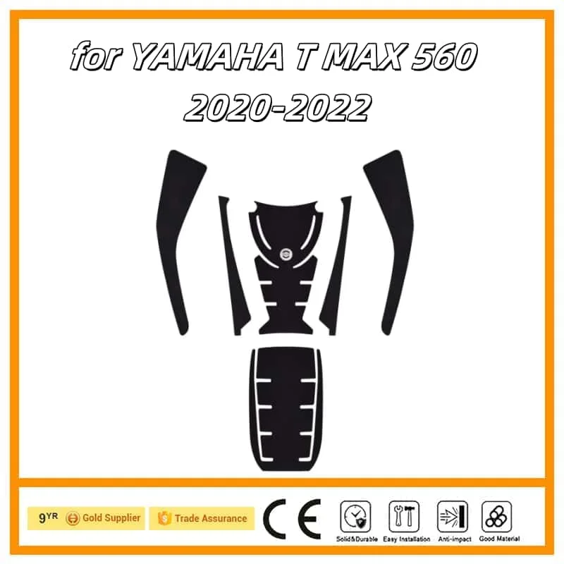 

Наклейка на мотоцикл, нескользящий бак, тяговая боковая накладка, защитная наклейка для YAMAHA T MAX 560 2020-2022