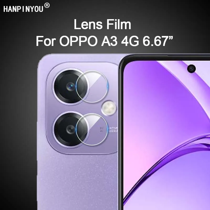 

Прозрачная ультратонкая Защитная пленка для объектива OPPO A3 4G 6,67 дюйма, мягкая волоконная защитная пленка, не закаленное стекло