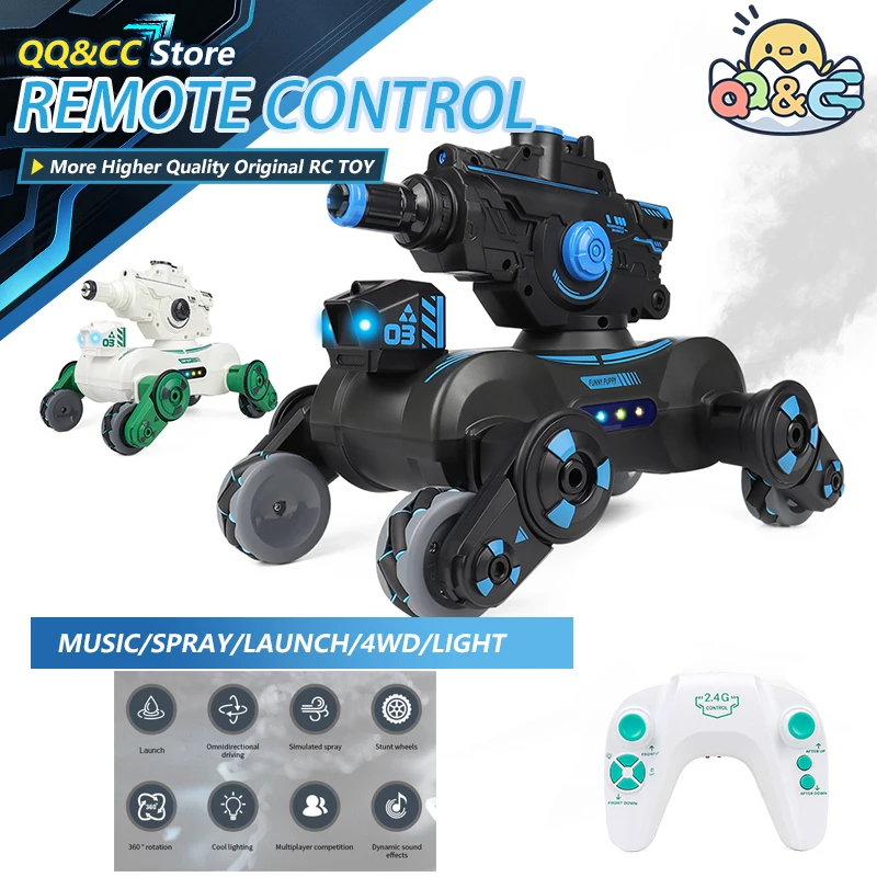 

Радиоуправляемые танки с дистанционным управлением, танки, игры-стрелялки, 2,4G, 4WD, радиоуправляемый робот с датчиком жестов, спрей для собак, детские игрушки