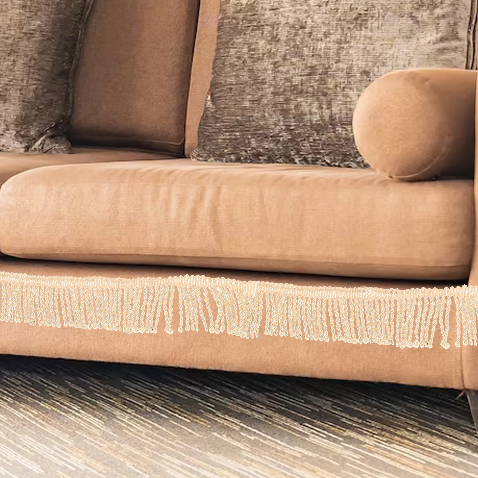 

Sofa Tassel Decorative Accessories Curtains Fringe Trim Polyester Yarn Fibre Lace Ribbon