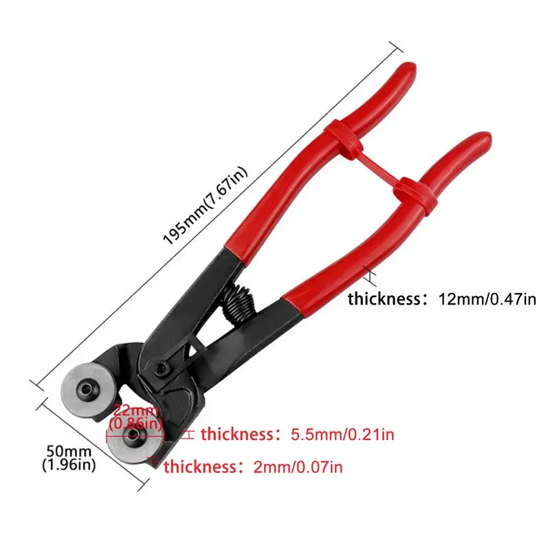 Tile Cutter Tool Comfortable Grip Manual Cutting Tools Ceramic Tile Cutter Ceramic Tile Nipper Nipper Cutting Tool Aluminum Allo