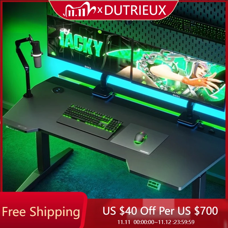 

Electric Lifting Table Computer Unique Notebook Bedroom Trendy Table Monitor Stand Accessories Mesa Pc Entrance Furniture