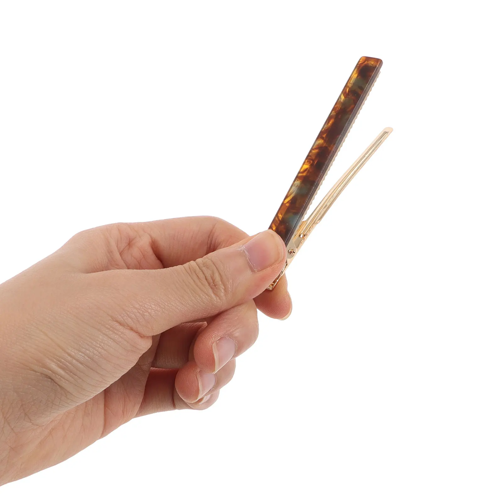 

8 шт. женские заколки для волос плоские заколки ацетатные нескользящие элегантные разноцветные прочные аксессуары для волос для укладки