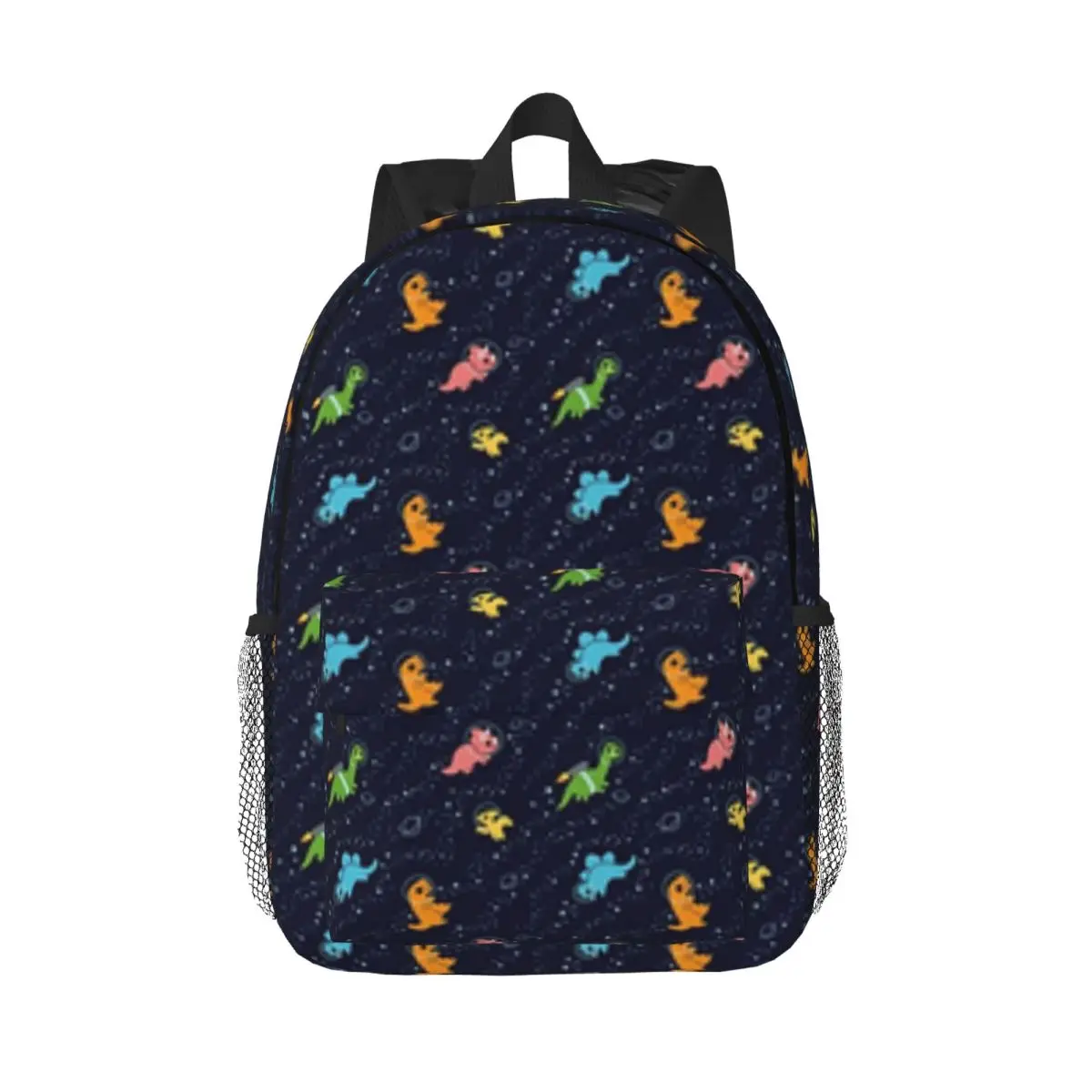 

Dinosaurs In Space Pattern New Fashionable Pattern School Bag Print Lightweight Backpack 15inch