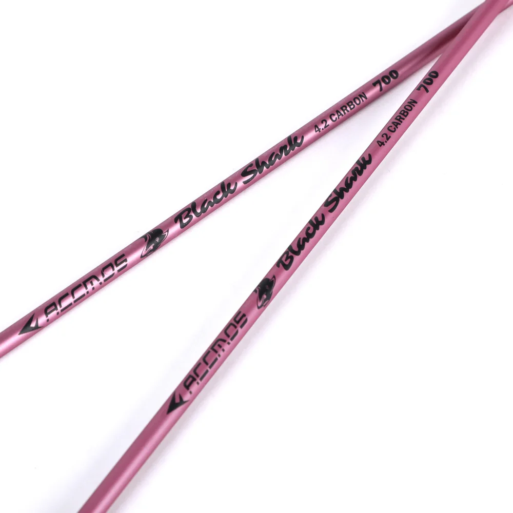 

ACCMOS ID4.2mm Spine 500 600 700 800 900 1000Pink Pure Carbon Arrow Shaft 31inch for Recurve Bow Shooting Hunting Archery Tube