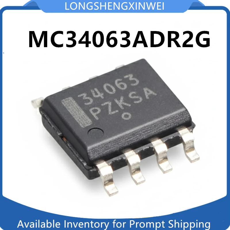 1PCS New Original MC34063ADR2G Patch SOP-8 Adjustable Up/down DC-DC Power Chip 1.5A 40V in Stock
