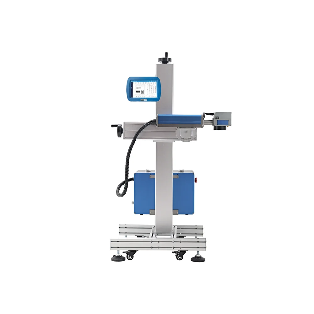 High Quality Good Price Multifunctional Machinery Lifting Table Button Fiber Laser Marking Machine