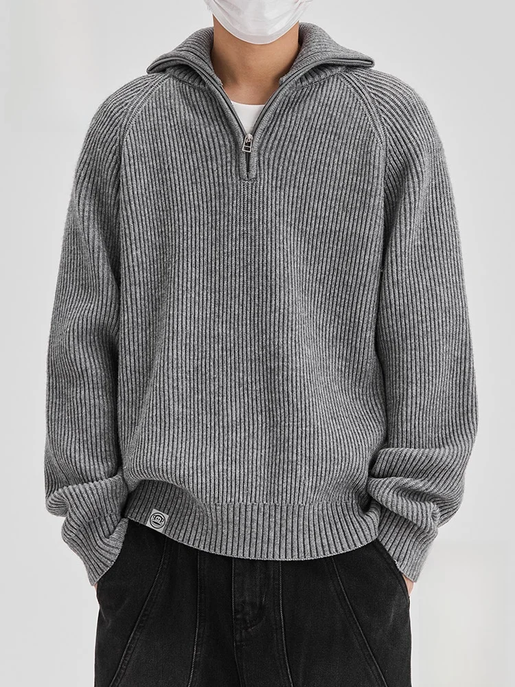 

PaulFrank High Collar f Zip Knitwear Men's Autumn 2025 New American Retro Sle Soft Comfortable Long Sve Casual Faion