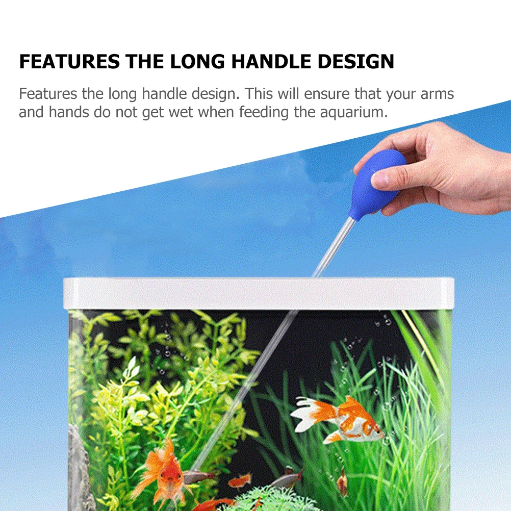 

Siphon Pump For Fish Plastic Water Cleaner Tank Acrylic Aquarium Water Changing Tool Gravel Vacuum Cleaner Portable