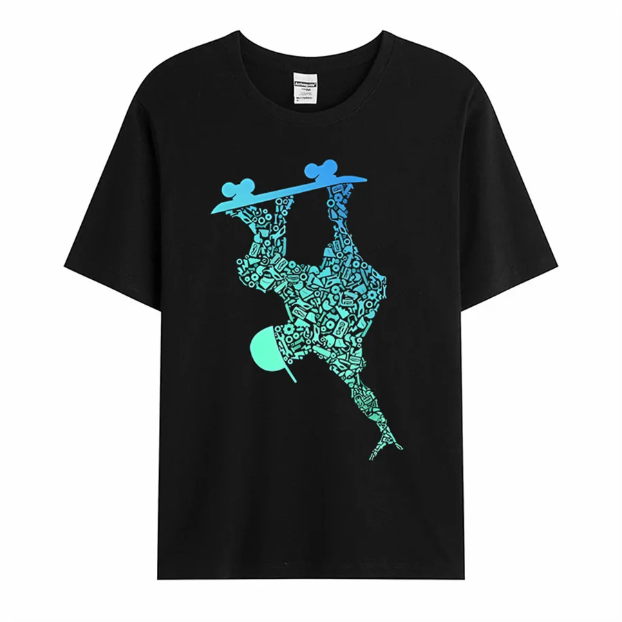 Skateboarding Shirts for Boys | Skater Gear Skateboard T-ShirtS-3XL