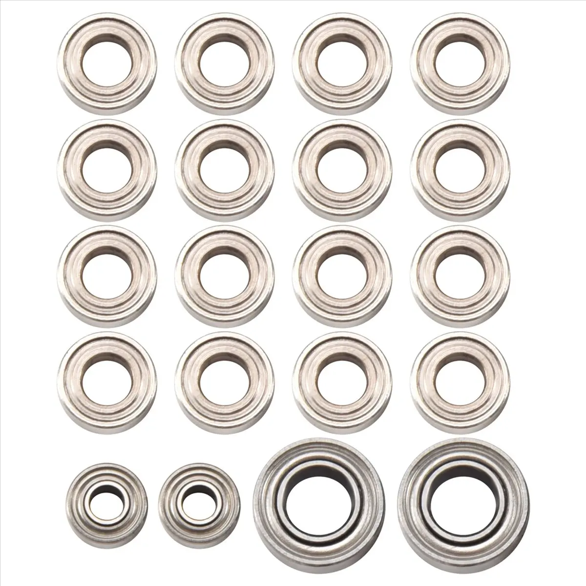 【STOCK】20Pcs Steel Ball Bearing Set for SCX24 90081 AXI00001 AXI00002 1/24 RC Crawler Car Spare Parts Accessories