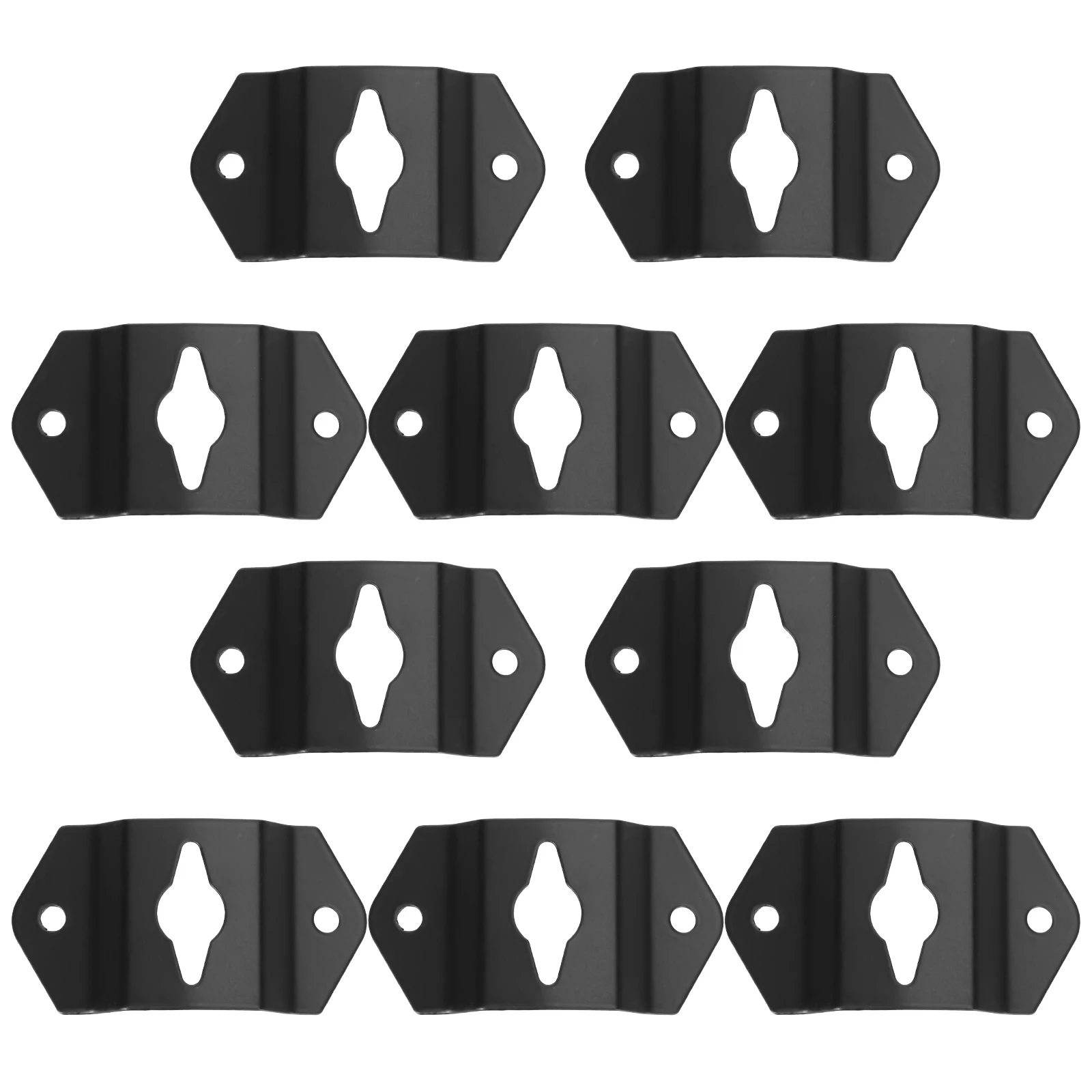 20Pcs Iron Speaker Wall Holder Robust Keyhole Mount Bracket for Wall Mounted Audio Equipment and Decorative Panels