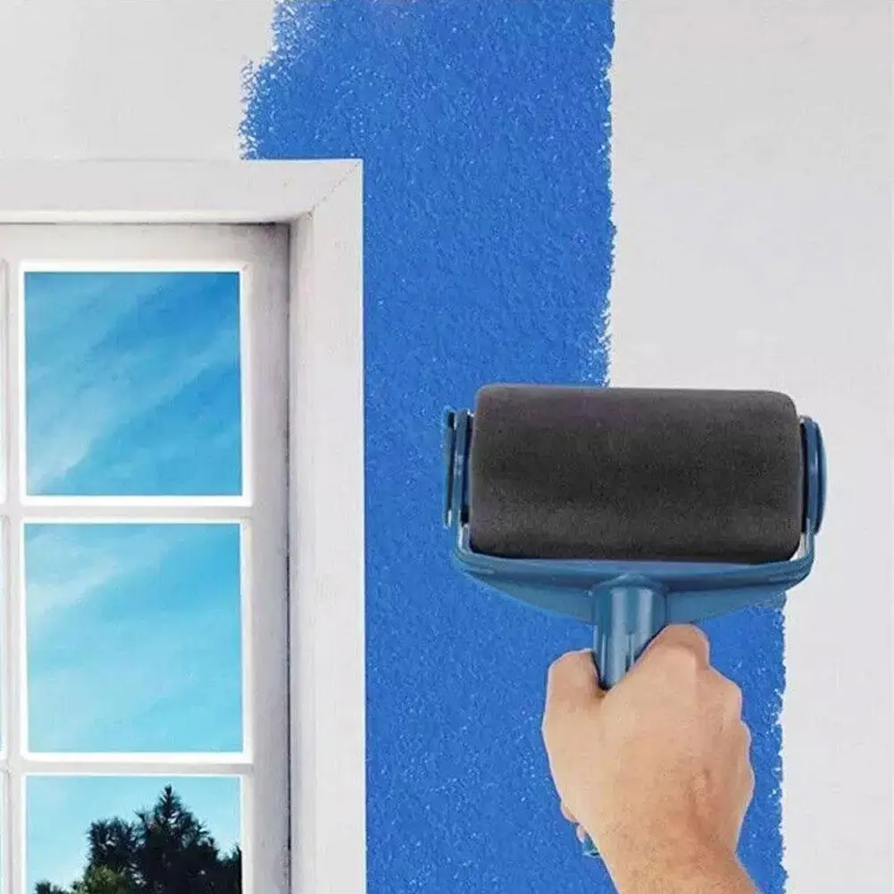 1PC spazzola a tamburo grande autoadescante per pennello da parete rullo di pittura pennello per rivestimento in spugna accessori per strumenti di costruzione