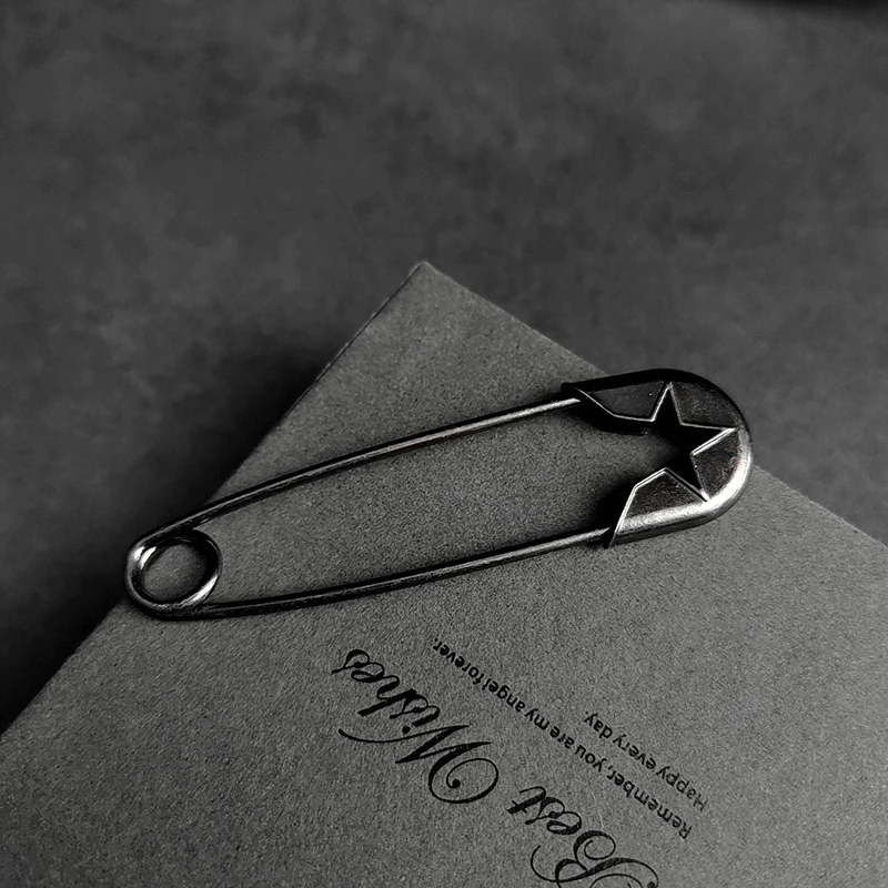 

Retro Large Metal Safety Pins For Clothing Jeans Dress Scarf Adjustable Accessory