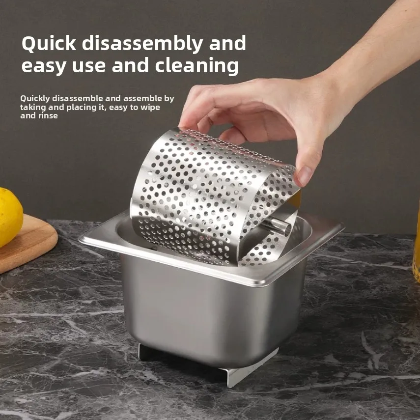 Stainless Steel Butter Roller, Easy To Clean Removable Butter Applicator for Burger Shop, Restaurant and Bread Making