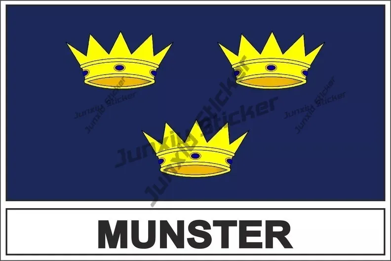 

Clare Kilkenny Munster Tralee Ireland flag city Oval Scratch-Proof Exterior Sticker Accesorios Para Autom vil 4x4 Sticker Access
