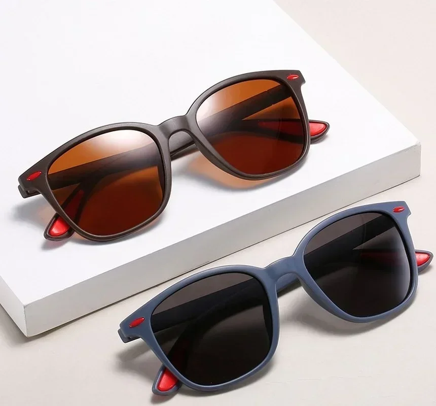 2024 New Unisex Rectangle Vintage Sunglasses Fashion Design Retro Sun Glasses Man Eyeglass Casual Goggles UV400 Eyewear Очки