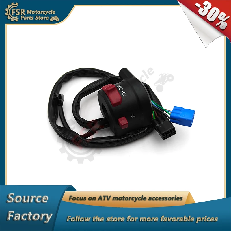 مفتاح المقود ASSY مفتاح التشغيل والإيقاف لـ CFMOTO 250NK 250SR CF300-3F (EU5) CF650-7C (EU4) 6NQ # -167000-2700