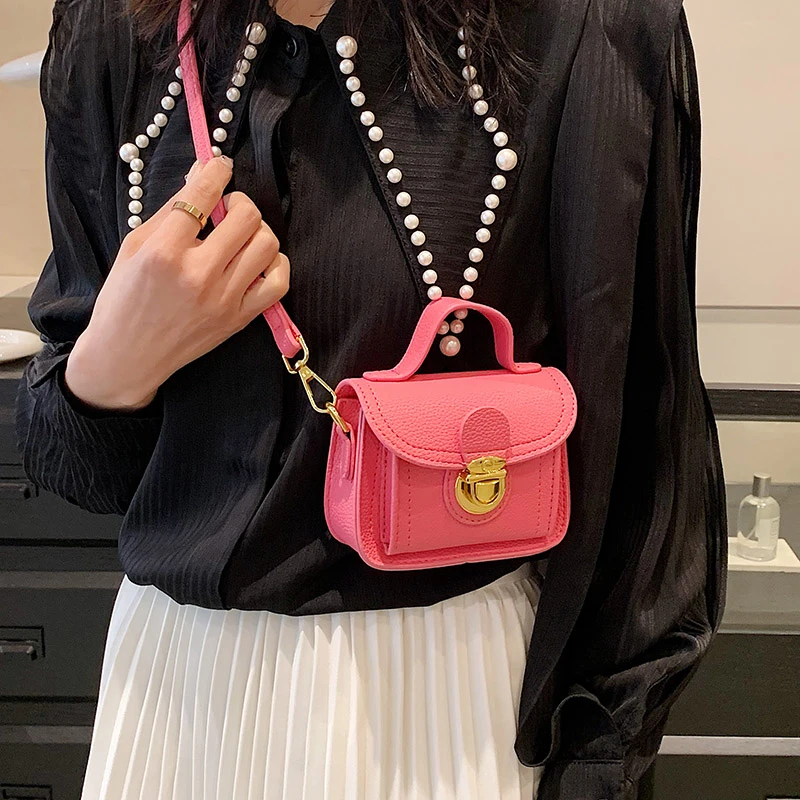 Brand Small Handbag 2023 Trend Cute Satchel Women Mini Tote Bag Purse Luxury Crossbody Coin Purse For Women Mini Clutch Bag