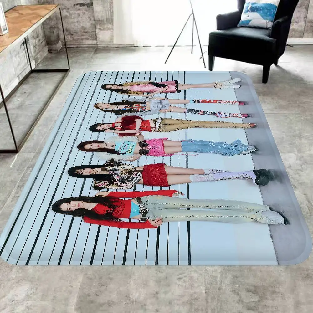 Kpop B-Baby Hot Monster Floor Mat Kids Room Bedroom Decoration Balcony Anti-Slip Doormat Living Room Welcome Rug
