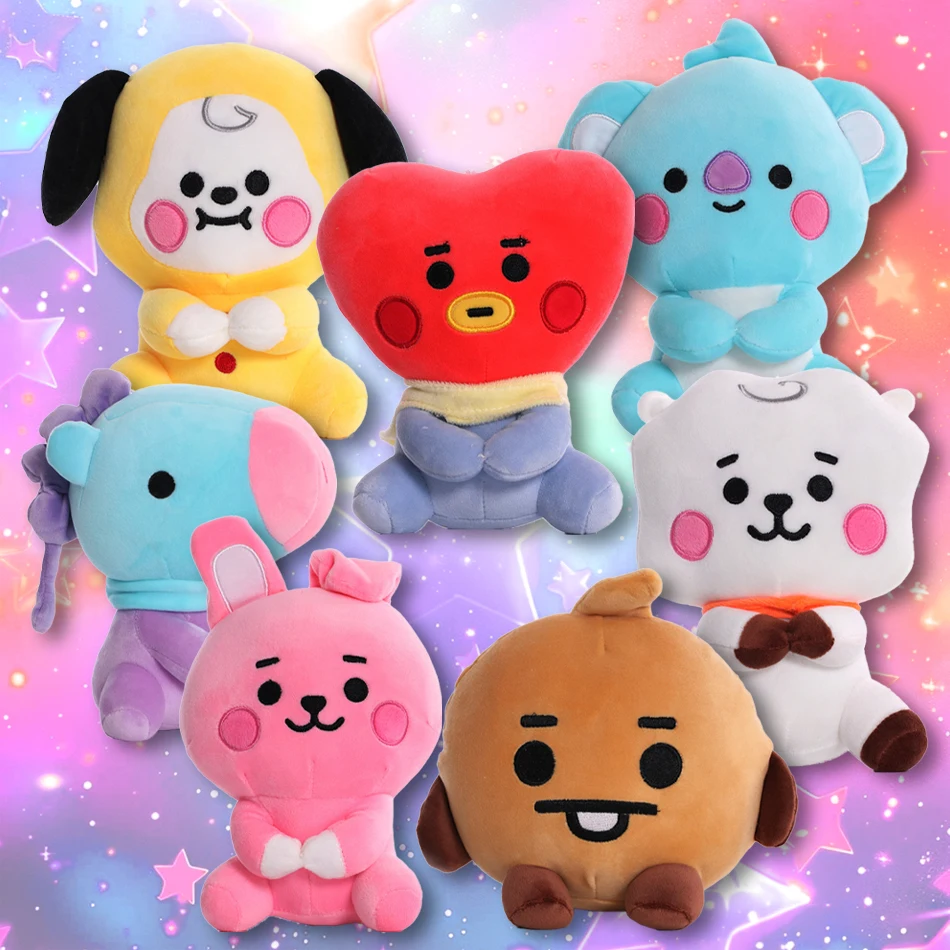

2026 Hot B-T-21 Plush Toys Kawaii Mini Keychain Anime Pendant Ornament for Kids Bt Peripherals Soft Stuffed Animals Doll Gift