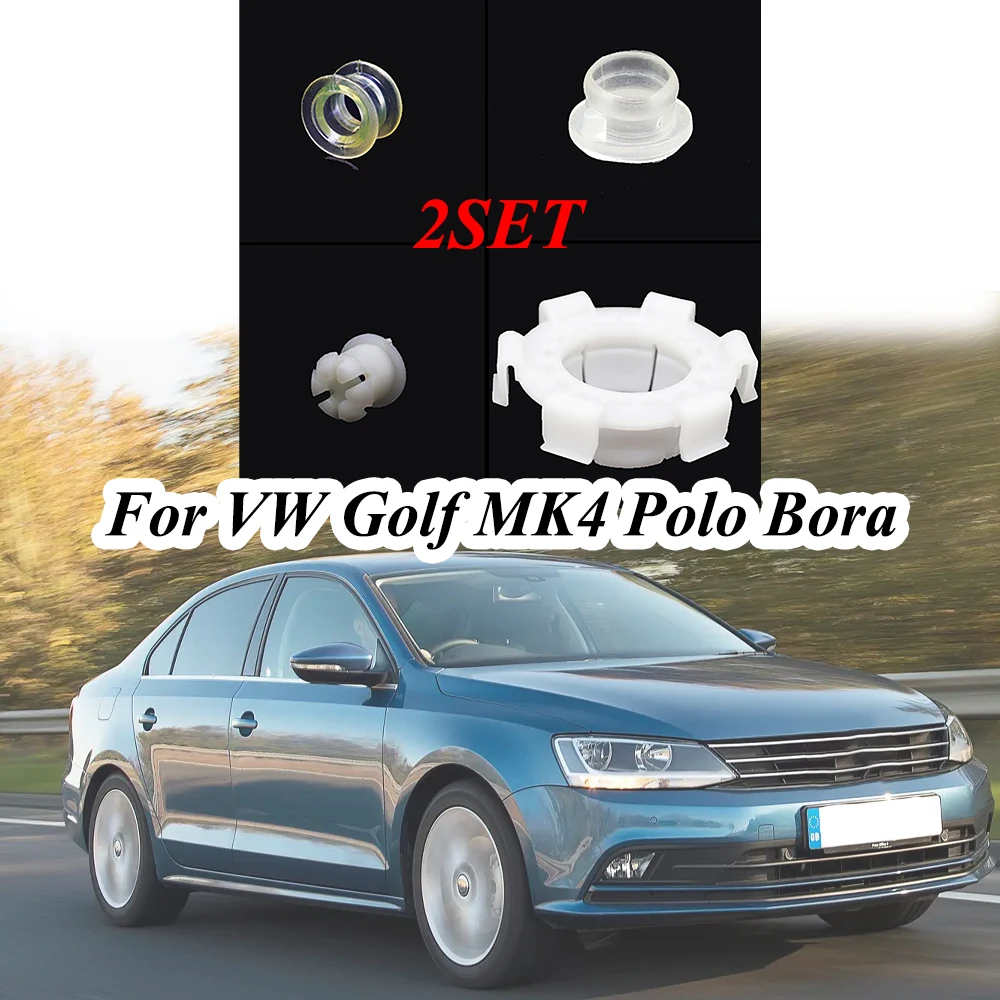 Manual Gear Shift Lever Cable Bushing Repair Kit For VW Golf MK4 Polo Bora Jetta Gearbox Selector End Linkage Rubber Sleeve 2012