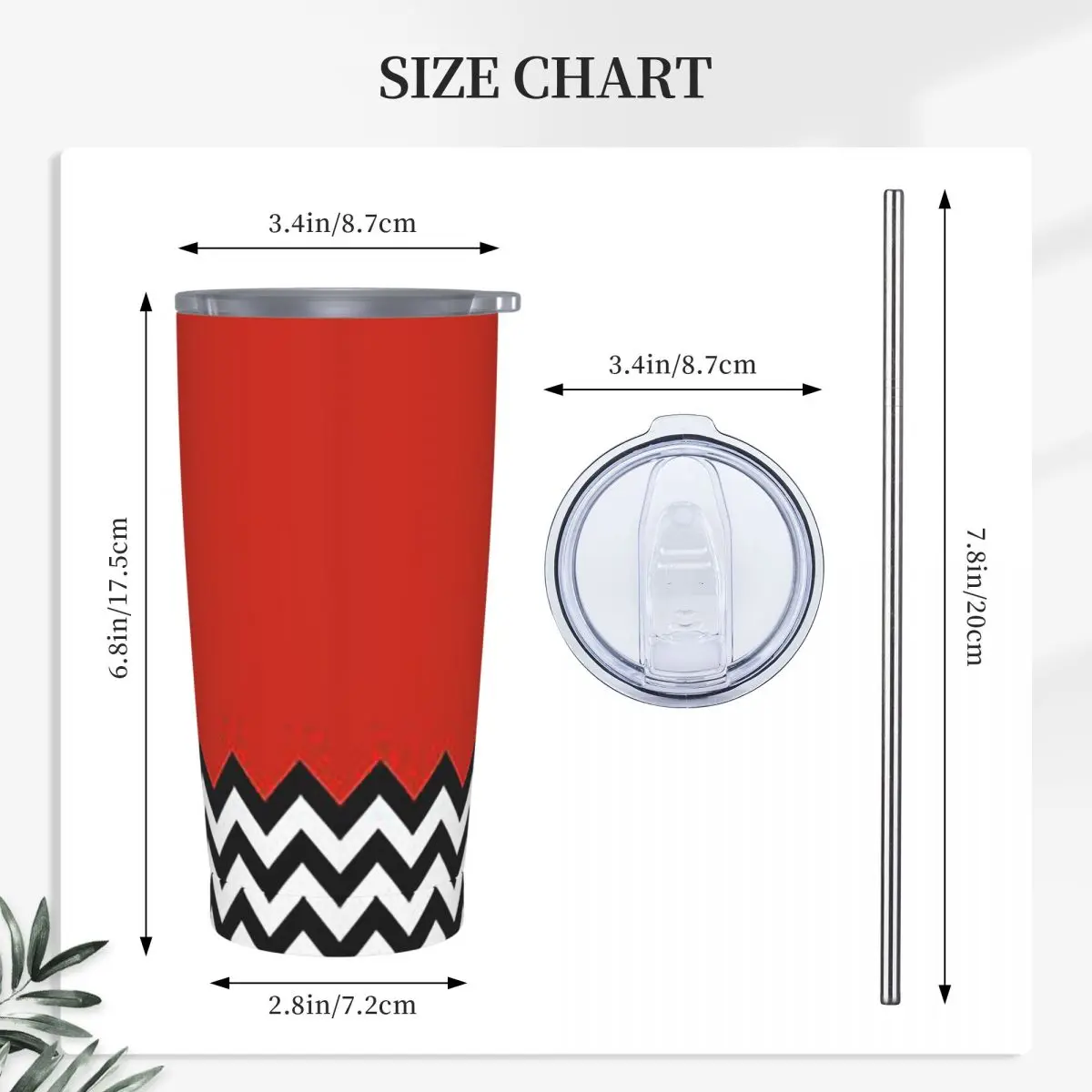 Black Lodge Twin Peaks Inspired Graphic Stainless Steel Tumbler Vacuum Insulated Mugs Thermal Cold Cup Straws With Lid 20oz